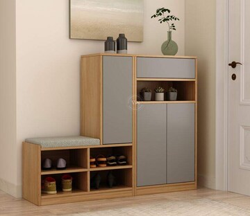 Wooden Street Shoe Rack - Wooden Street Shoe Furniture Price Starting ...