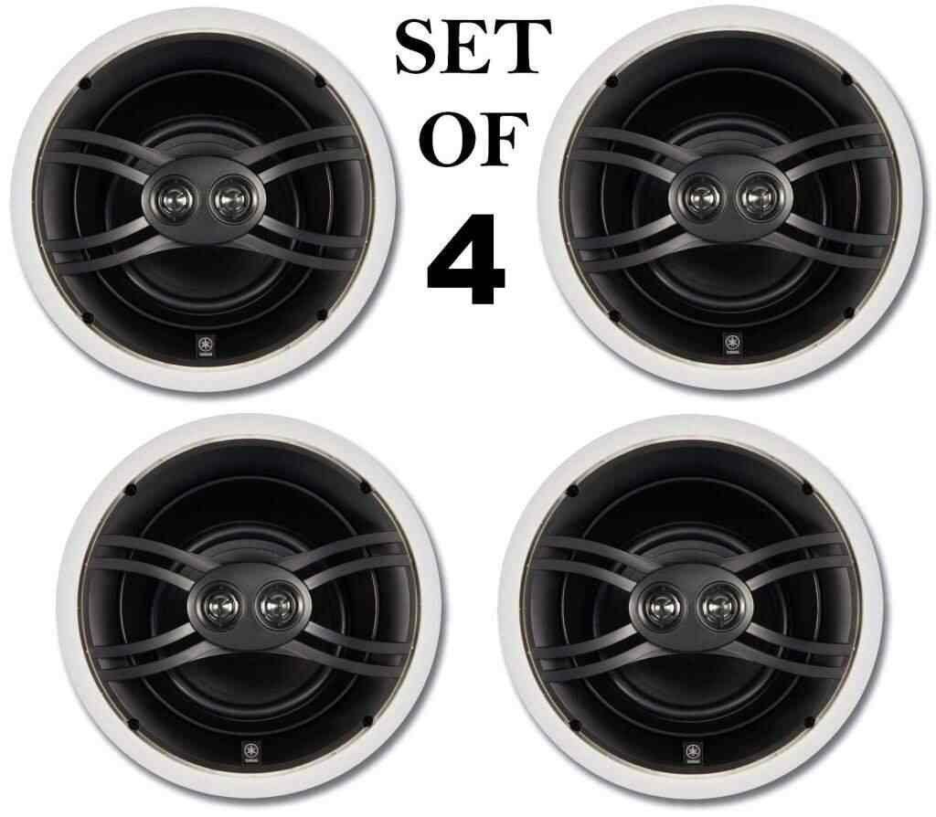 Buy Yamaha Set Of 4 In Ceiling 3 Way 100 Watts Natural Sound Easy