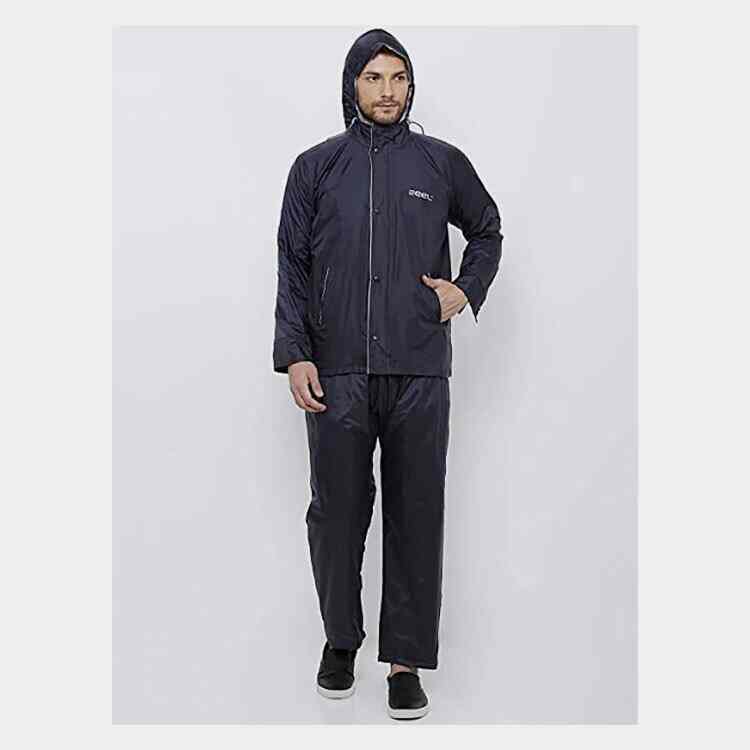 Zeel Navy Blue Raincoat Zeel Navy Blue Rain Jacket Price Starting From Rs 1 200 Unit Find Verified Sellers at Justdial