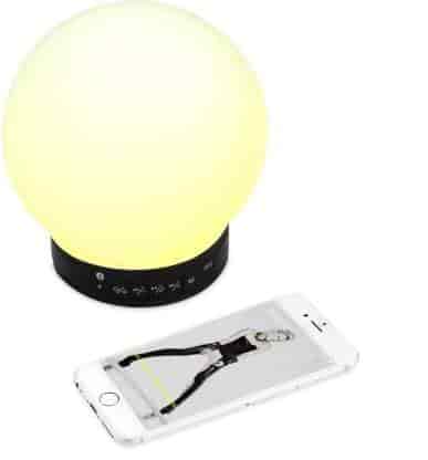 ZOOOK Smart Multi-Color Lamp Eureka-B 3 W Portable Bluetooth Speaker (Black, Mono Channel)
