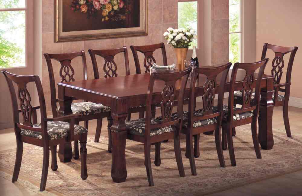 Buy Zuari Barcelona Dining Set For 8 Seater 732729 Features Price Reviews Online In India Justdial