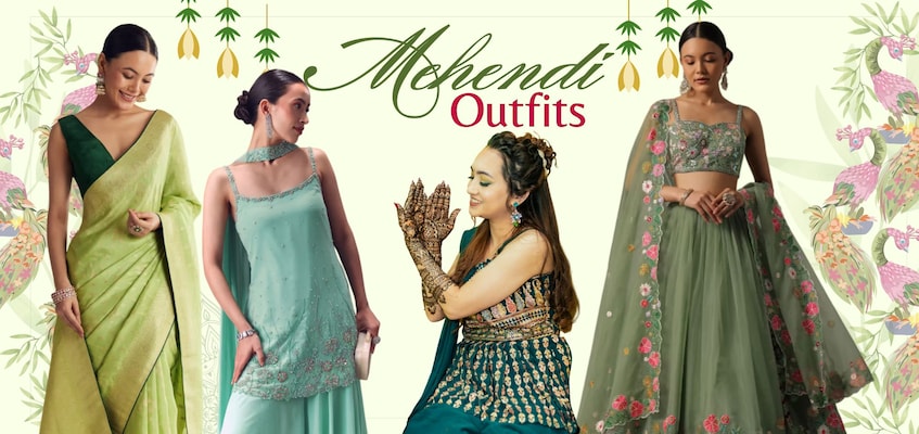 Mehendi Outfits for Women | Easy Shaadi Looks to Shine - Jd Collections