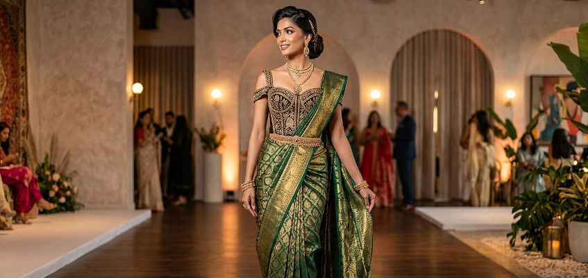 Saree With Corset Styling Ideas for a Modern Look - Jd Collections Saree With Corset Styling Ideas for a Modern Look - Jd Collections