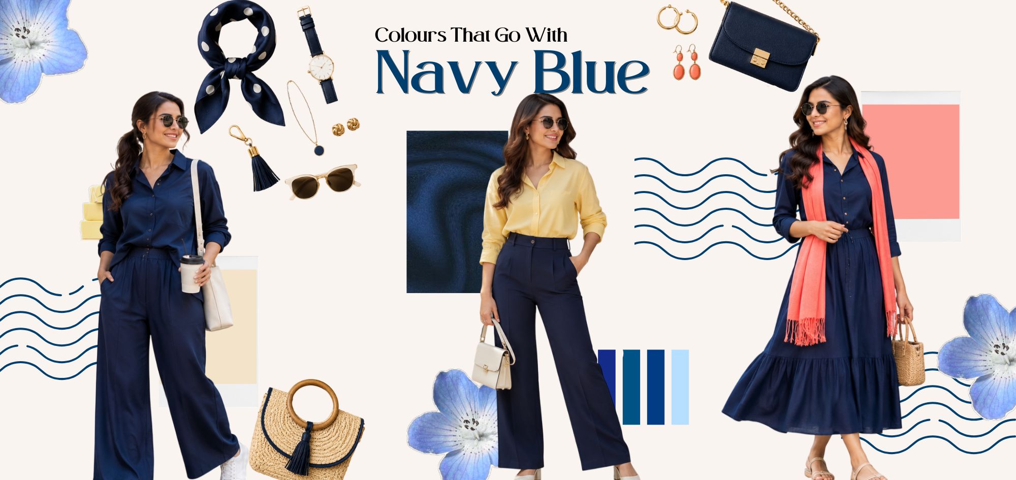 Colours That Go With Navy Blue to Try This Summer - Jd Collections Colours That Go With Navy Blue to Try This Summer - Jd Collections
