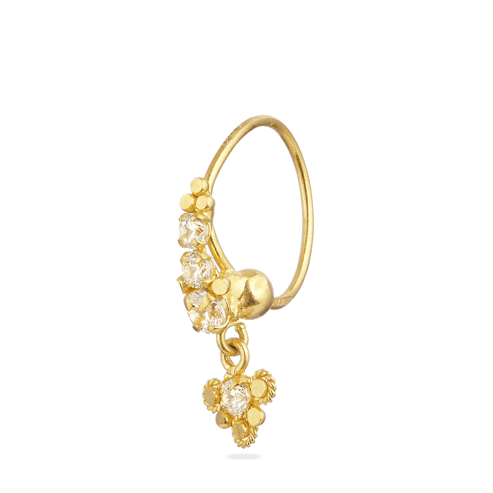 22 Carat Gold Nose Ring 22K Gold Nose Ring Price Starting From