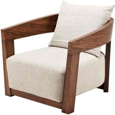 Single wooden sofa chair hot sale