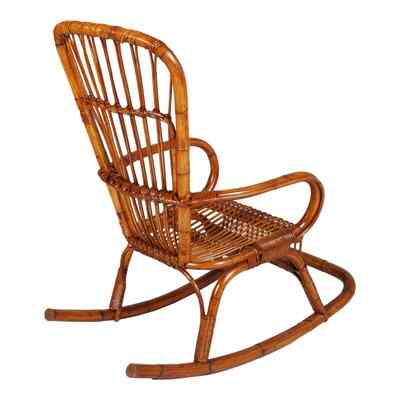 Rocking bamboo chair sale