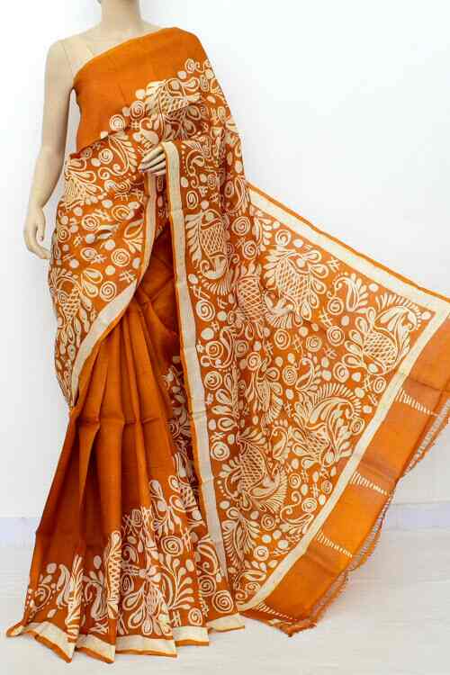 Batik print saree price discount
