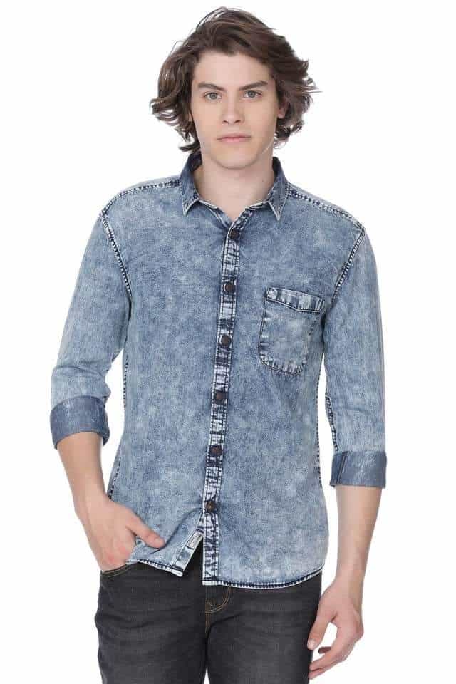 Jeans shirt fancy deals