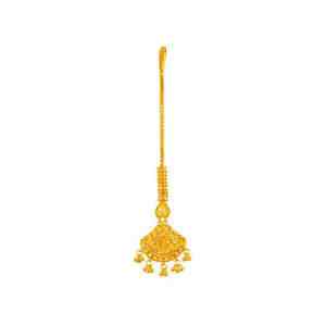 Tanishq gold maang on sale tikka