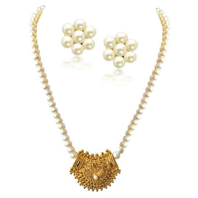 Pearl Necklace Set in Alibaug - Dealers 