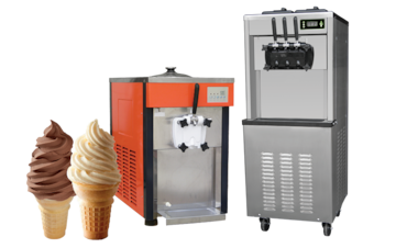 Hard ice cream to soft serve machine hot sale