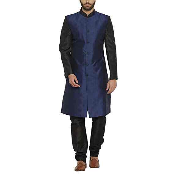 Indo Western Sherwani Fusion Wear Sherwani Price Starting From Rs 5 500 Unit Find Verified Sellers at Justdial