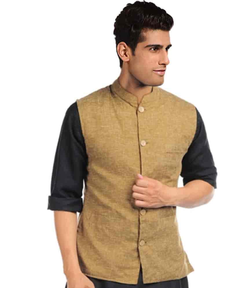 Khadi jawahar cut jacket deals