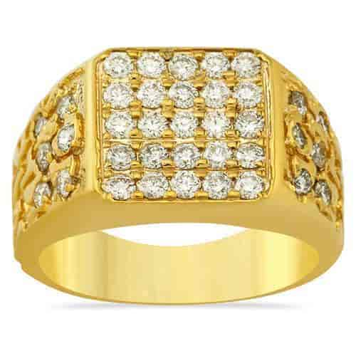 18k Real Diamond Ring JG-1901-2125 – Jewelegance