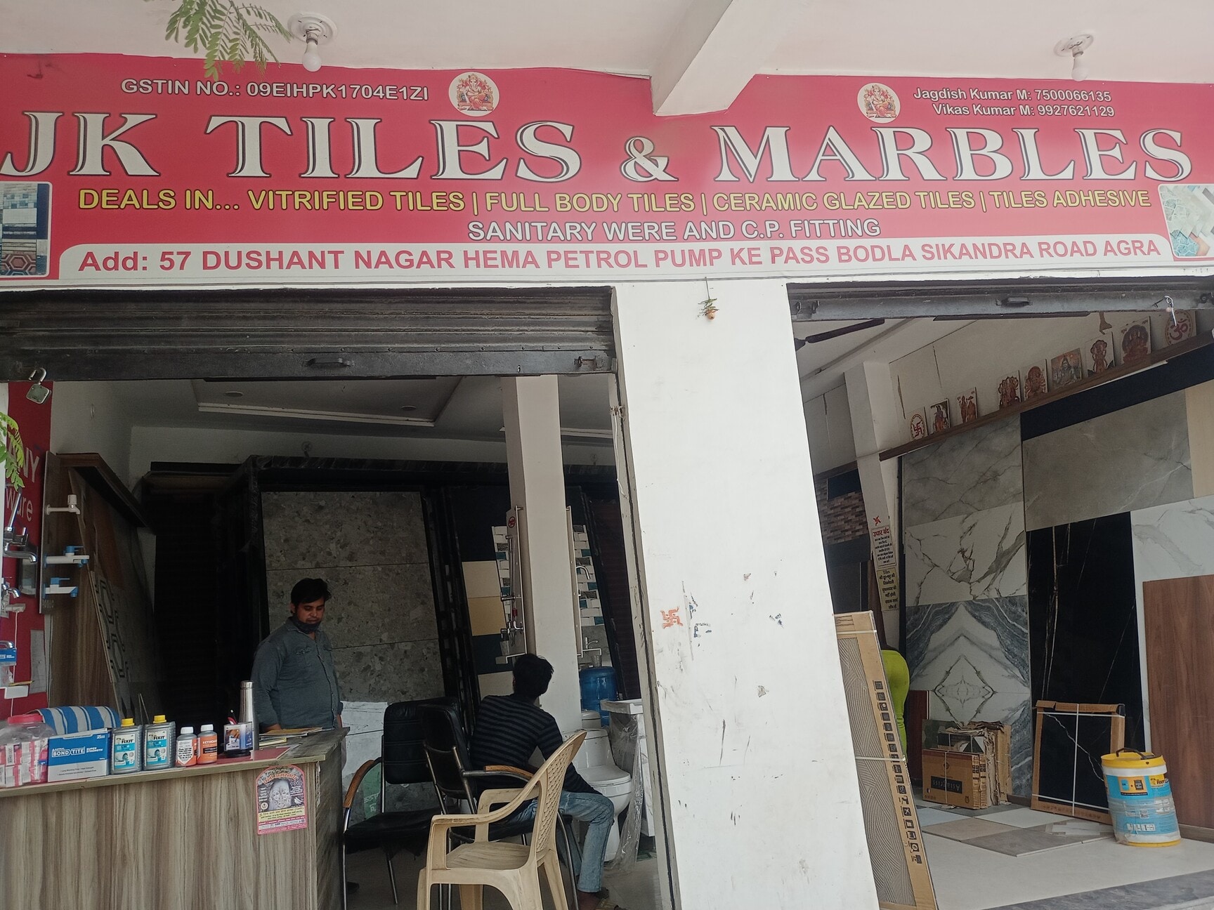 JK TILES & MARBLES in Sikandra,Agra - Best Sanitaryware Dealers
