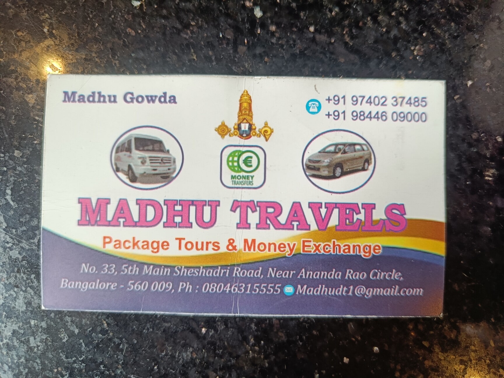 Madhu travels in Gandhi Nagar,Bangalore - Best Travel Agents near