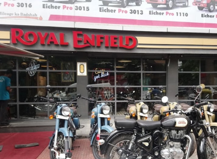 Royal enfield koramangala showroom top