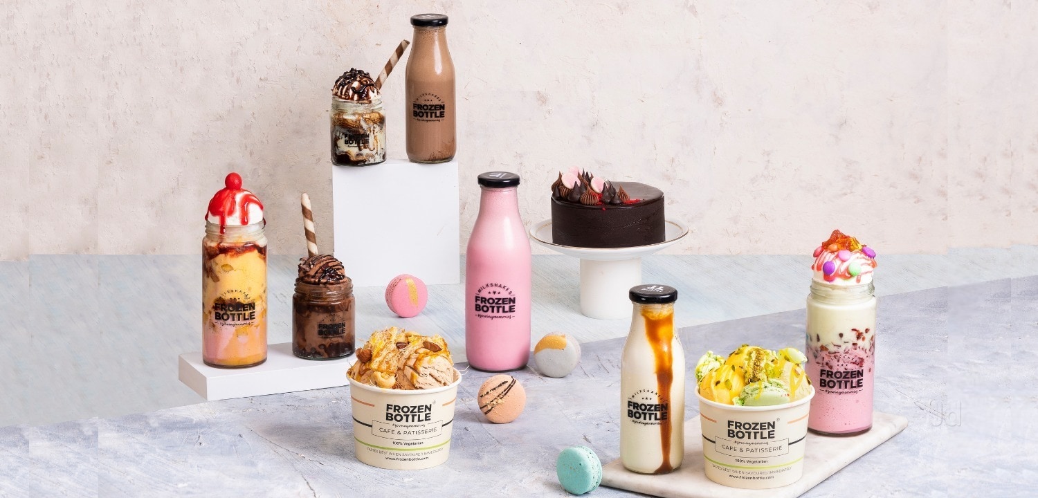 Frozen Bottle Ice Cream Parlour in old airport road,Bangalore