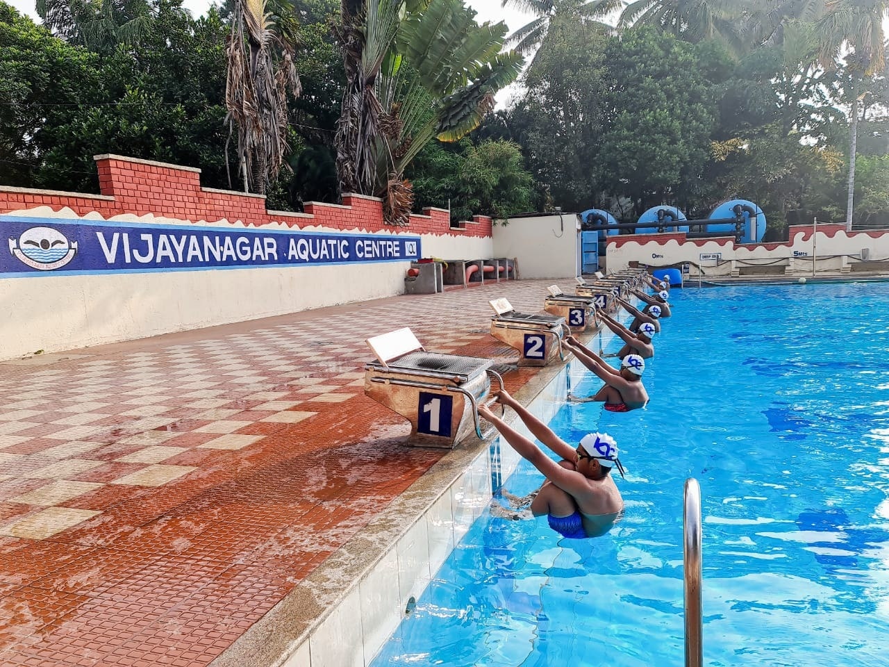 Vijayanagar Aquatic Centre in Hampinagar,Bangalore Best Swimming