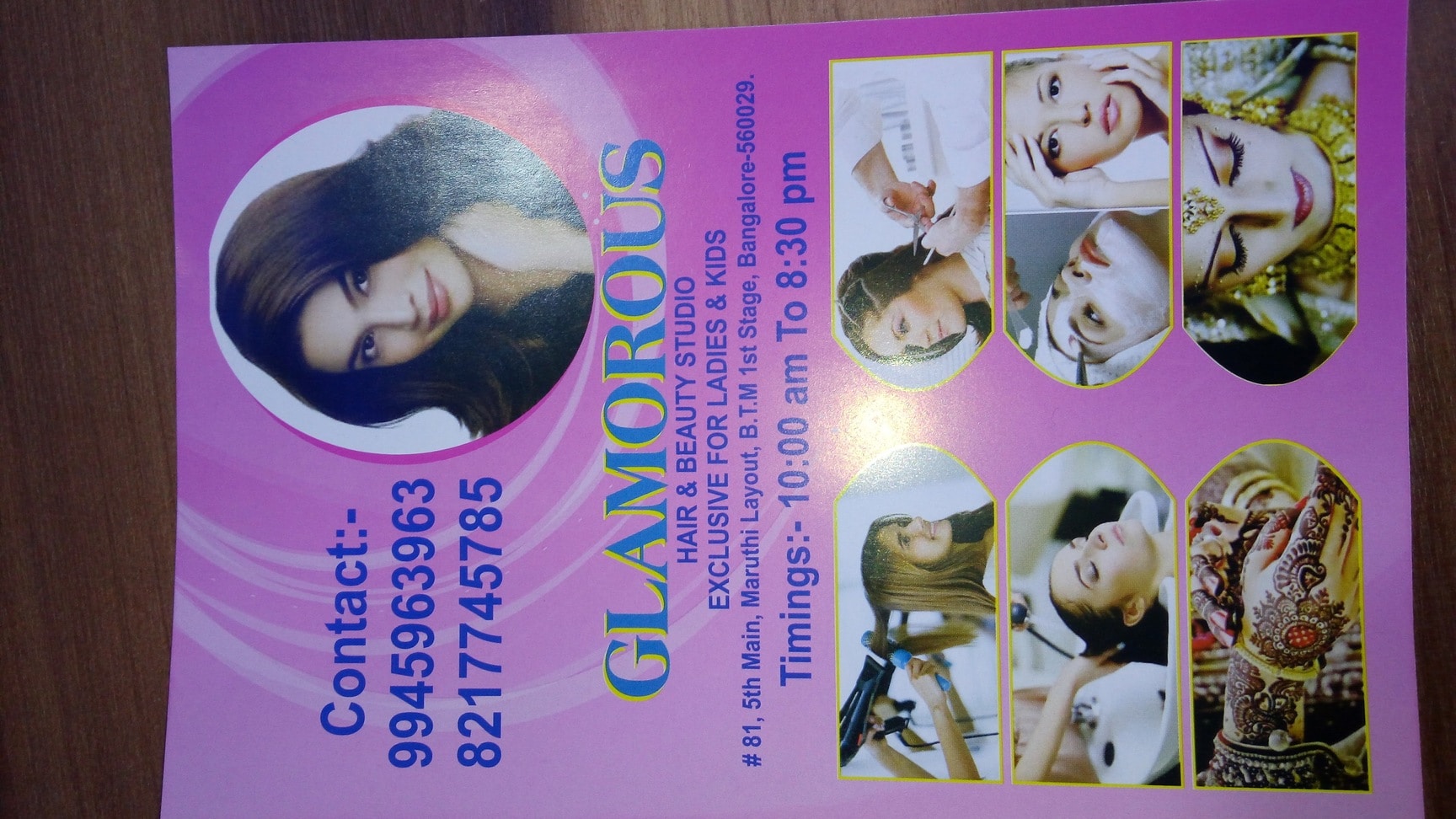 Glamorous Hair And Beauty Studio in BTM Layout 1st Stage,Bangalore