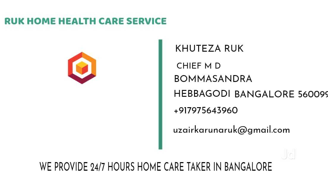 Ruk Home Health Care Service in Hebbagodi,Bangalore - Best Home Nursing ...
