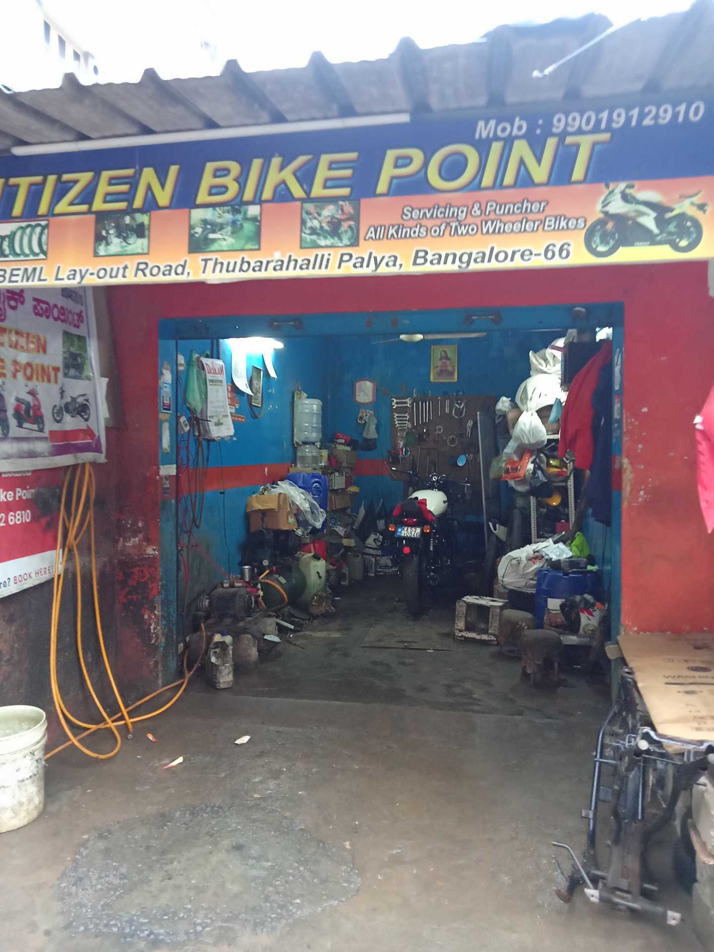 Citizen Bike Point in Whitefield,Bangalore Best Tyre Puncture Repair