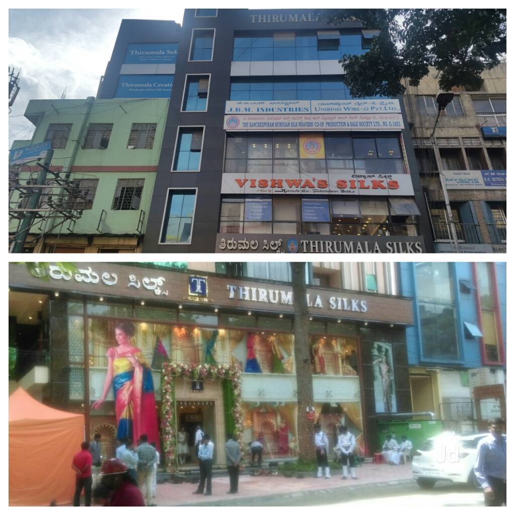 Kanchi Co Thirumala Silks in Bvk Iyengar Road,Bangalore Best