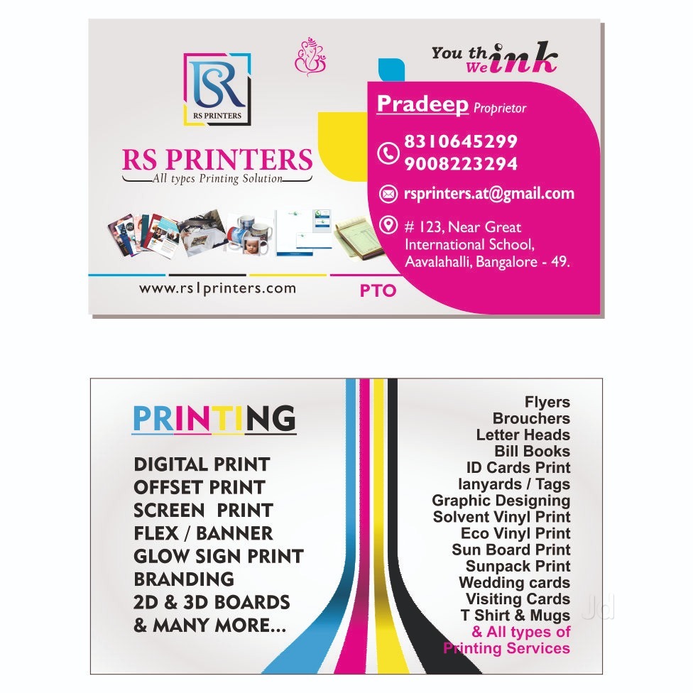 Best Visiting Card Printers in Bangalore