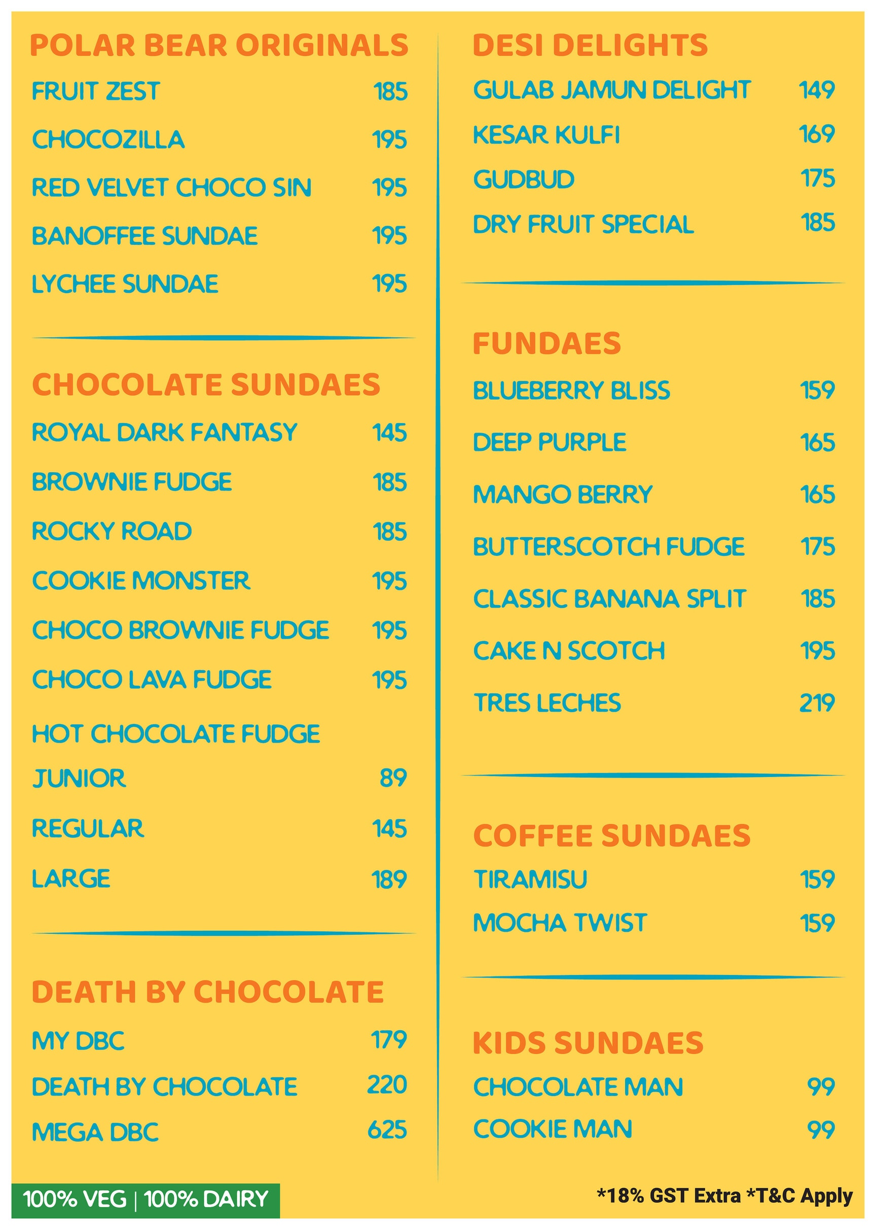 Polar Bear Ice Cream Sundaes in Chikkajala,Bangalore - Best Ice Cream  Parlours near me in Bangalore - Justdial