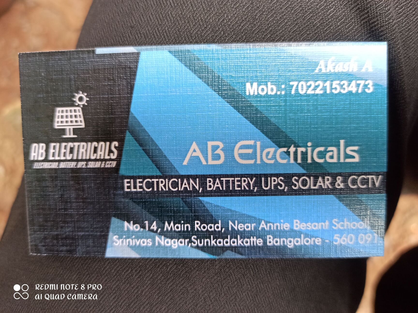 AB Electricals Dealer from Sunkadakatte, Bangalore, India Company Profile