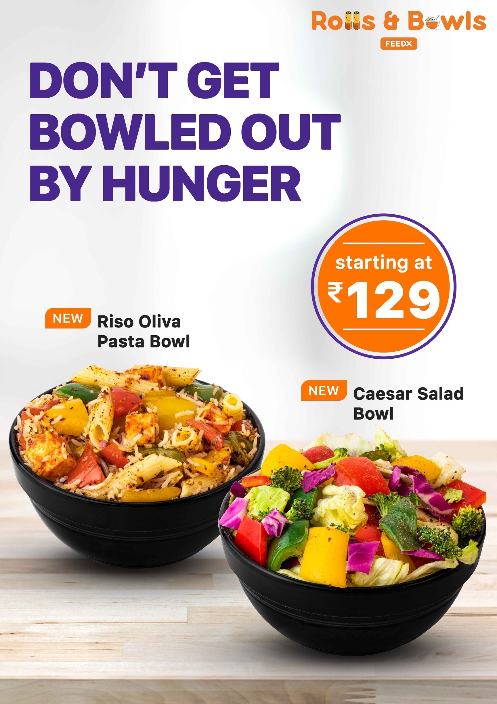 Rolls & Bowls By Feedx in mathikere,Bangalore Order Food Online