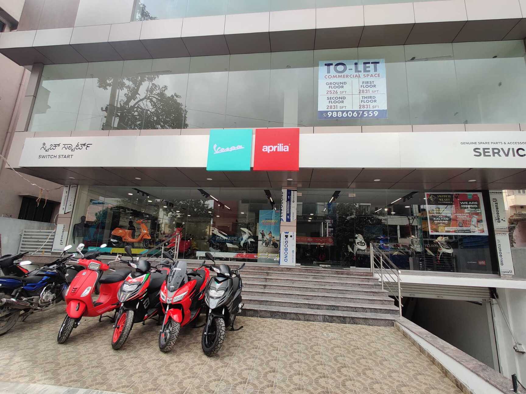 Aprilia showroom near me sale