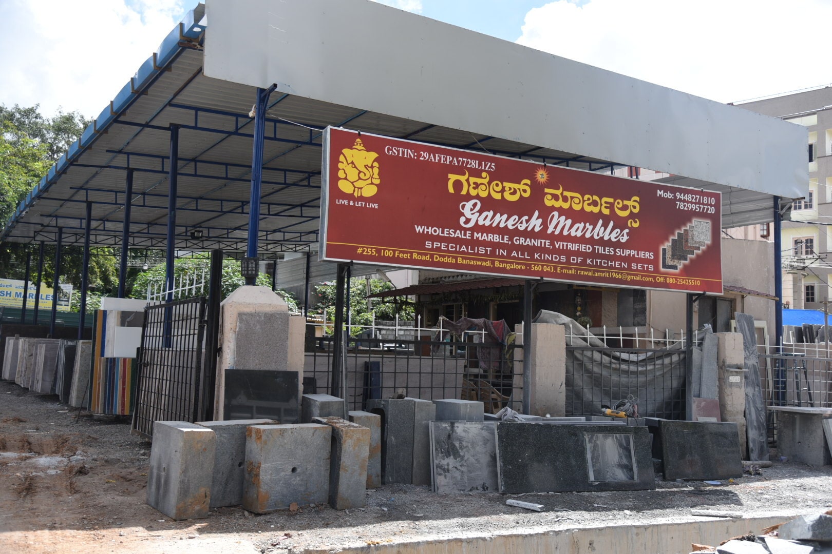 Ganesh Marbles in Banaswadi,Bangalore Best Black Granite Dealers in