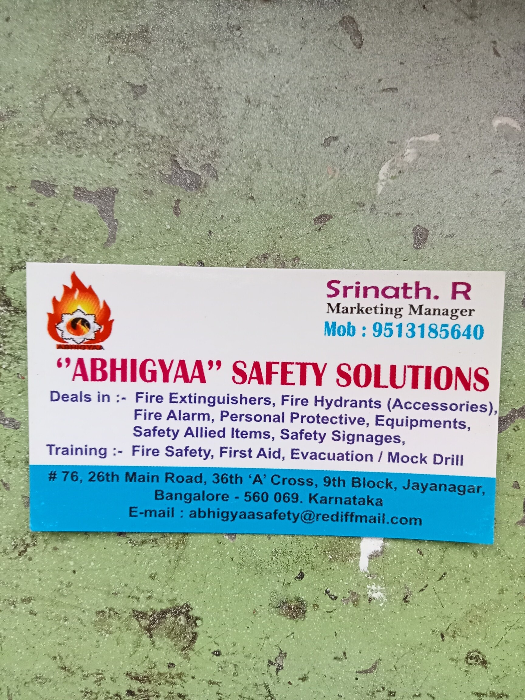 Abhigyaa Safety Solutions in Jayanagar 9th Block,Bangalore Best ABC