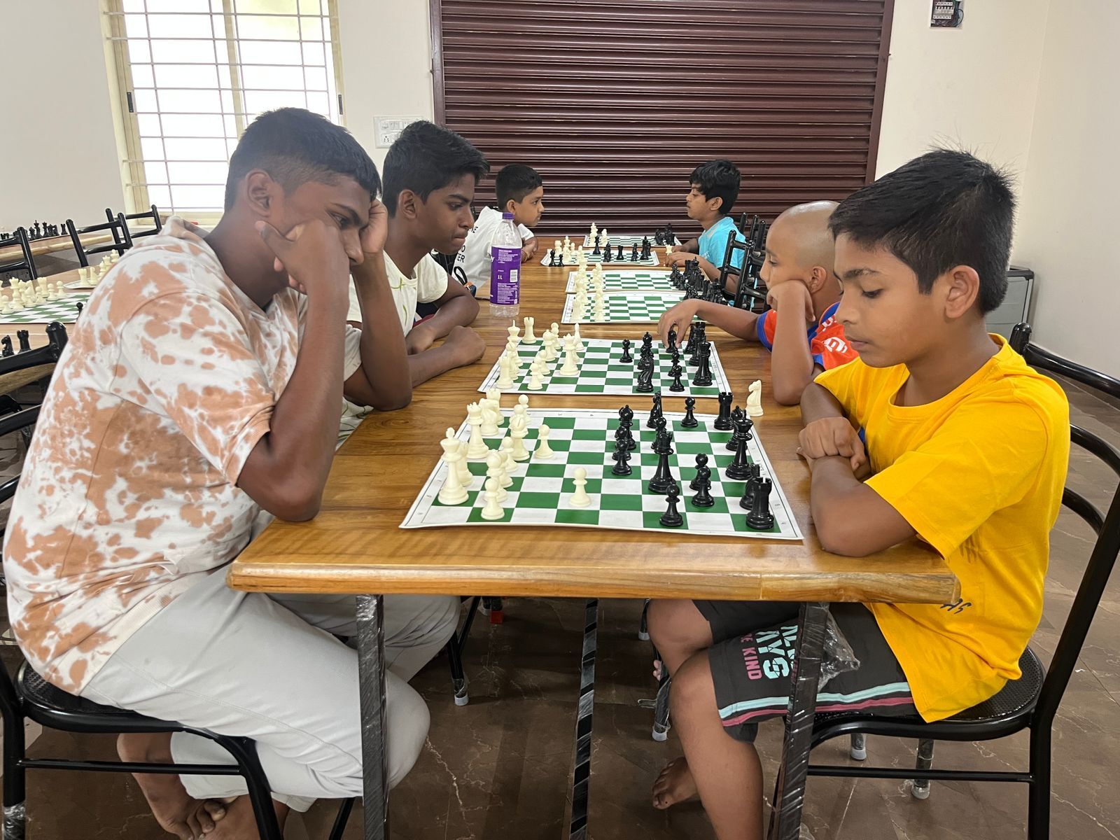 Chess pieces at Game On Academy