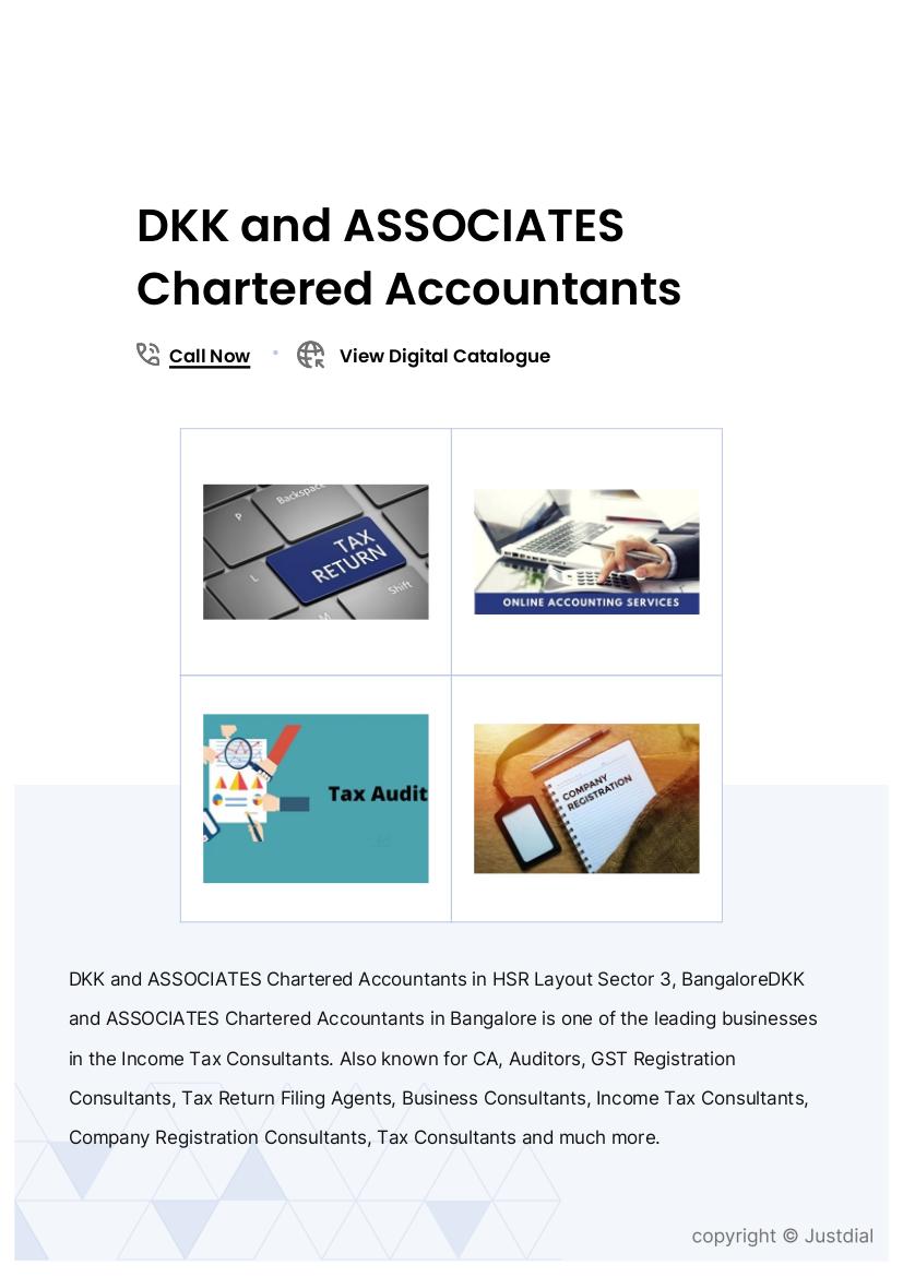DKK and ASSOCIATES Chartered Accountants