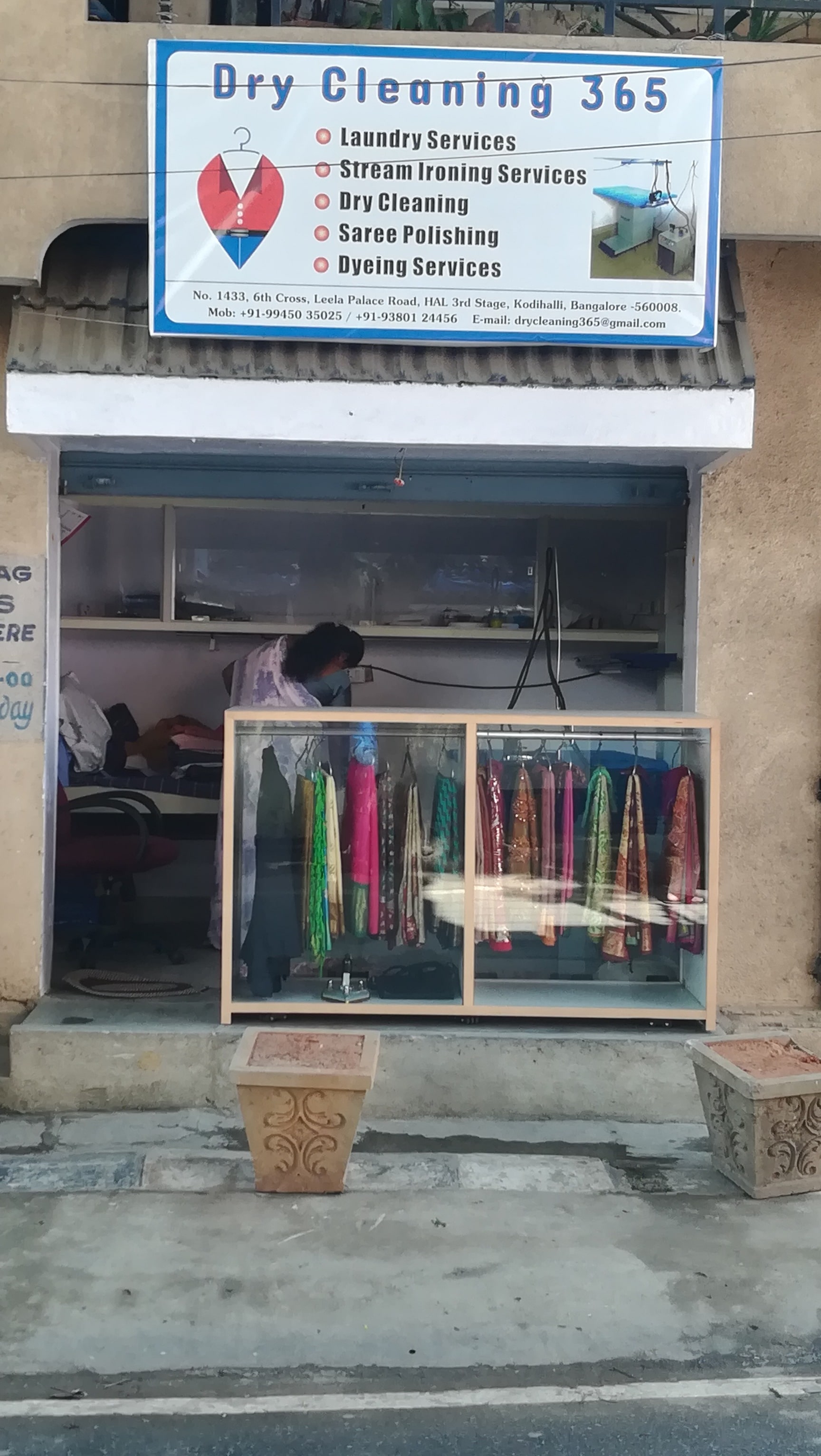 Dry Cleaning 365 in HAL 3rd Stage,Bangalore Best Dry Cleaners in