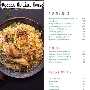 Deccan Biryani House in Hsr Layout,Bangalore - Order Food Online - Best ...