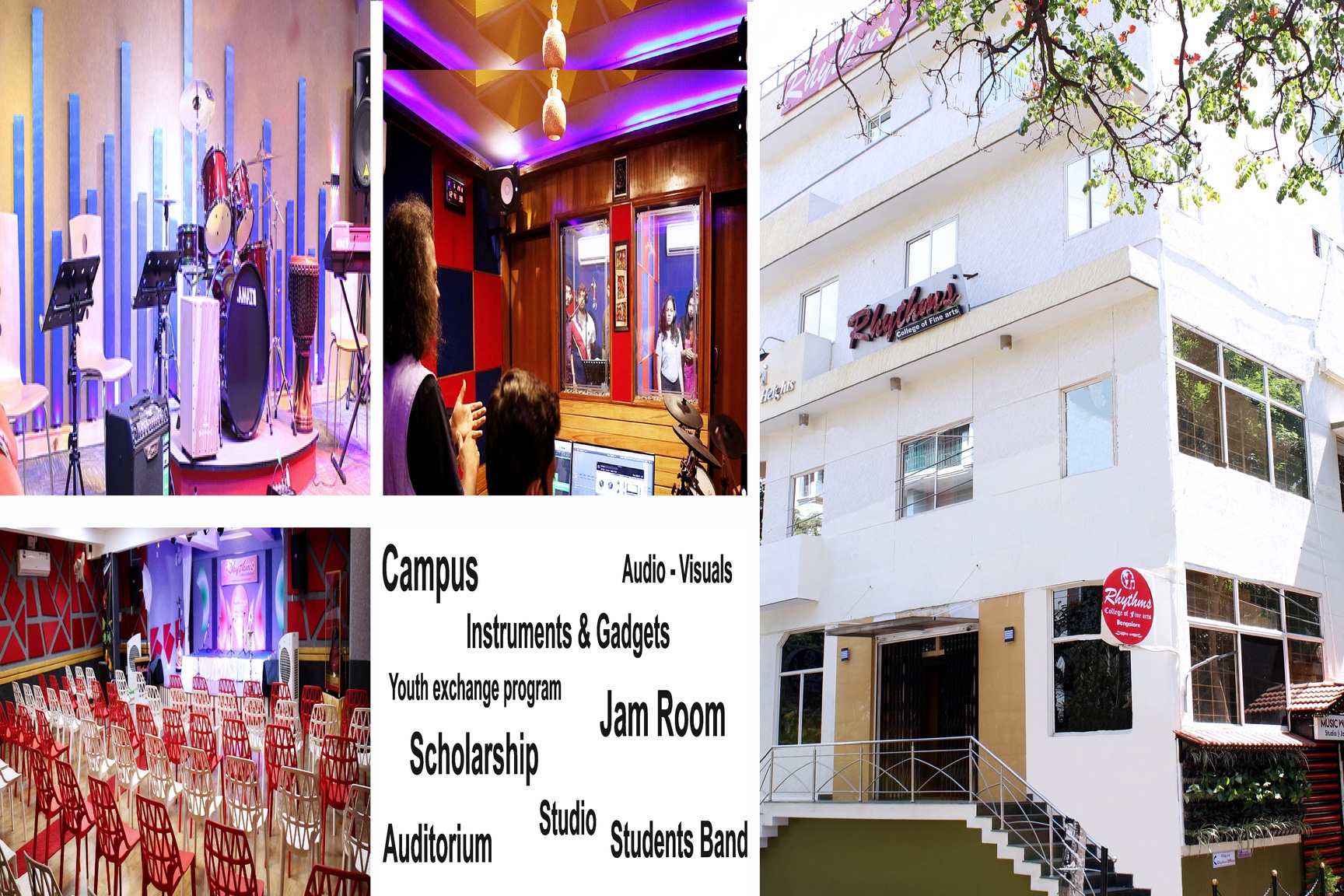 Rhythms College Of Fine Arts in Kumara Park West,Bangalore Best Music Classes in Bangalore