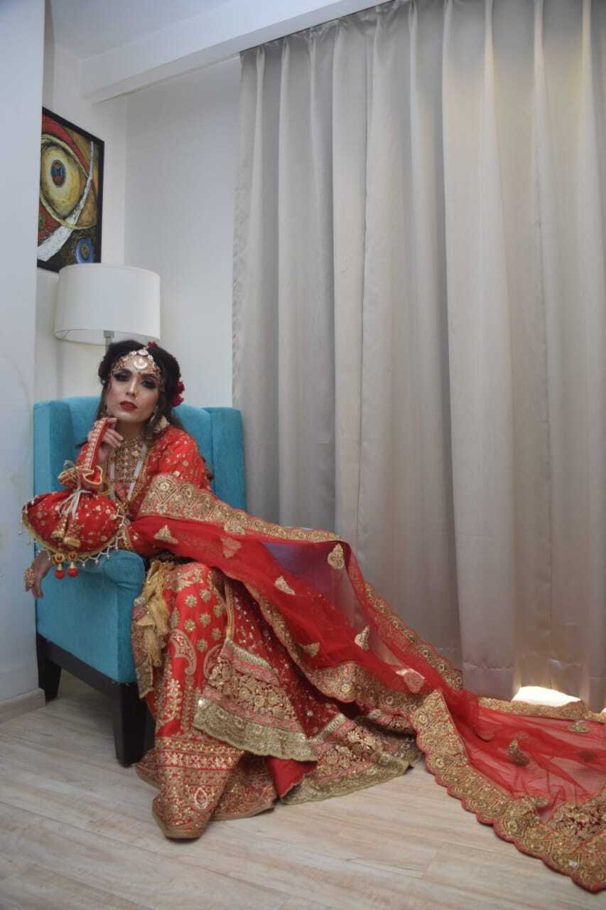 bhopali dress design Printed White Pink Bhopali Dress, Size: Medium at  950/piece in Jaipur