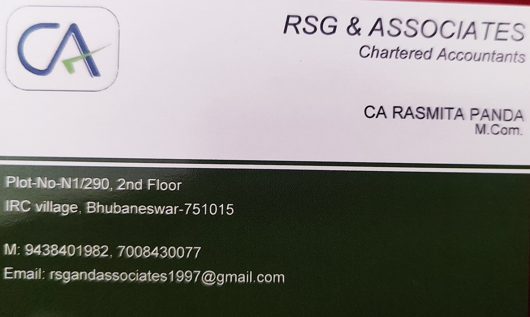RSG AND ASSOCIATES