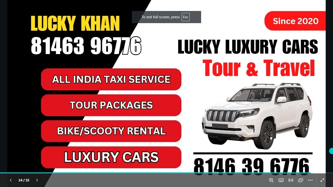 Lucky Luxary car in Sigma City Chowk,Chandigarh Best Car Rental For