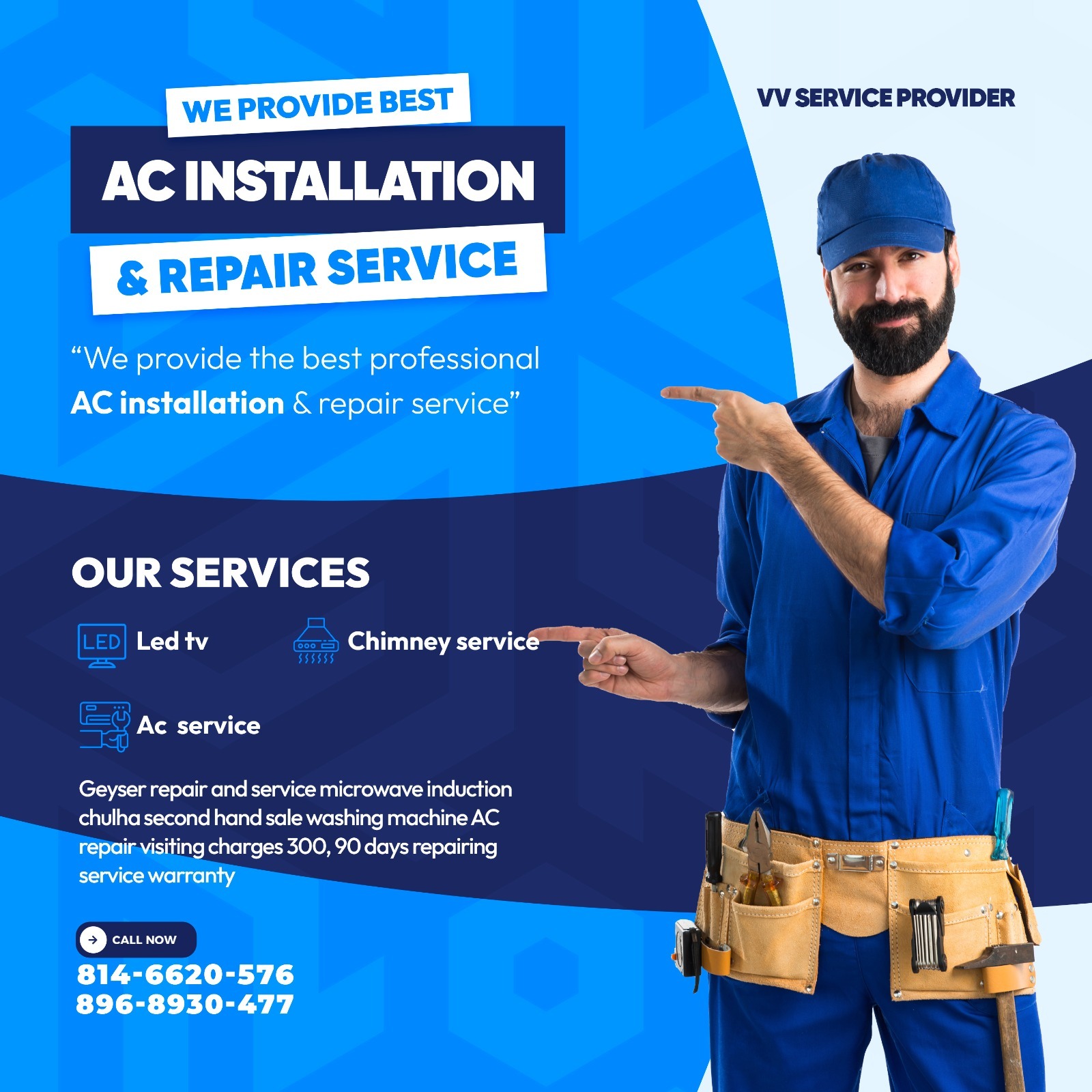 ac service charges near me
