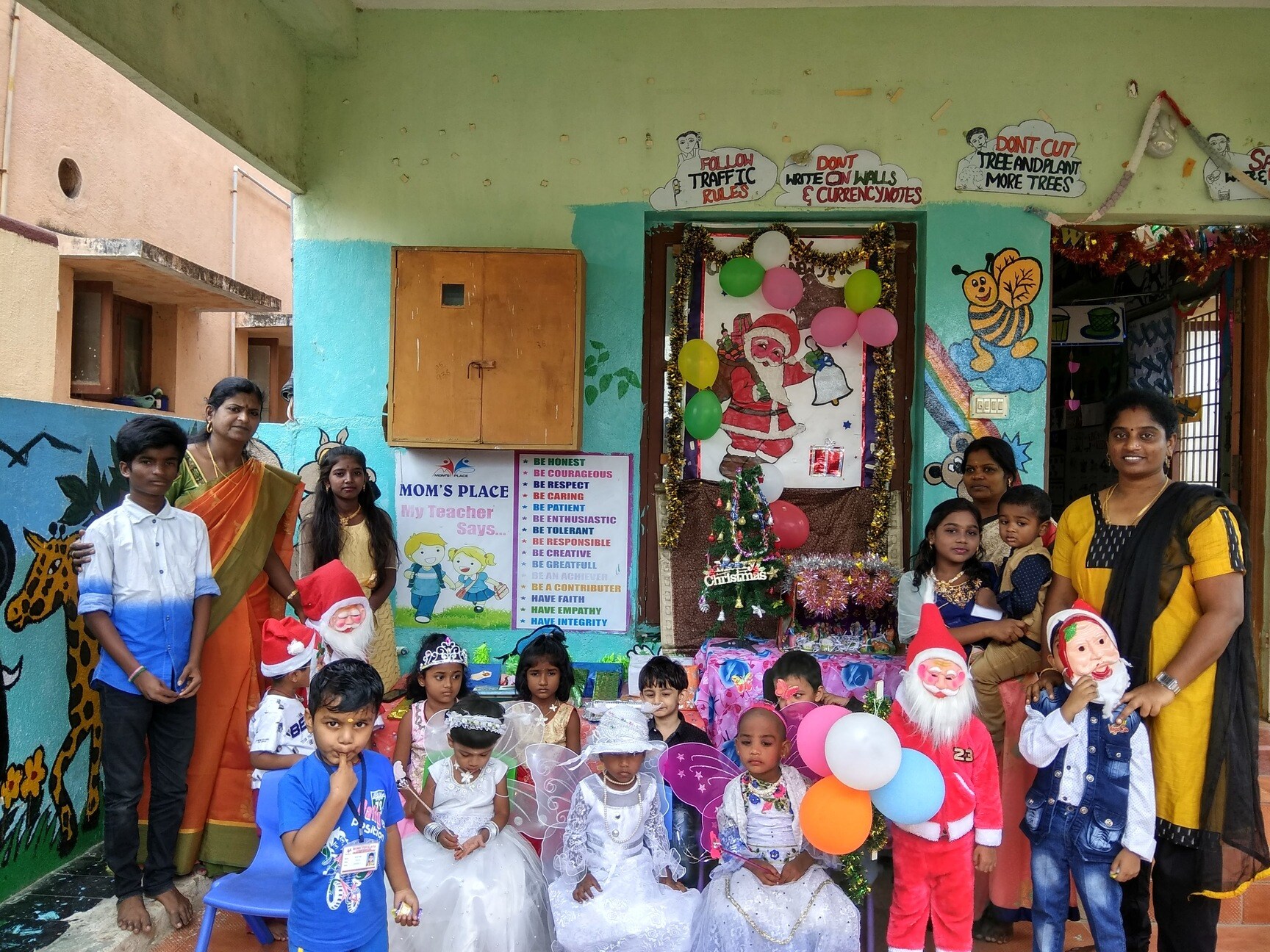 Mom's Place Pre Playschool - Interactive learning corner with educational materials