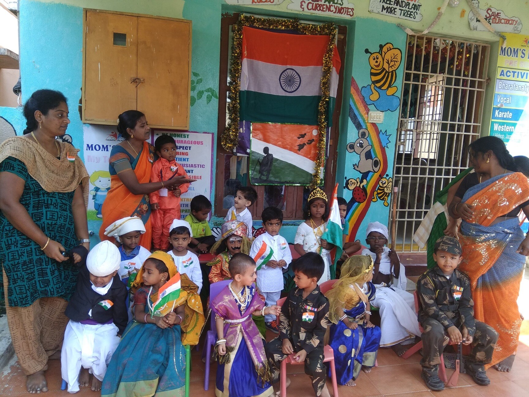 Mom's Place Pre Playschool - Reading and story time area