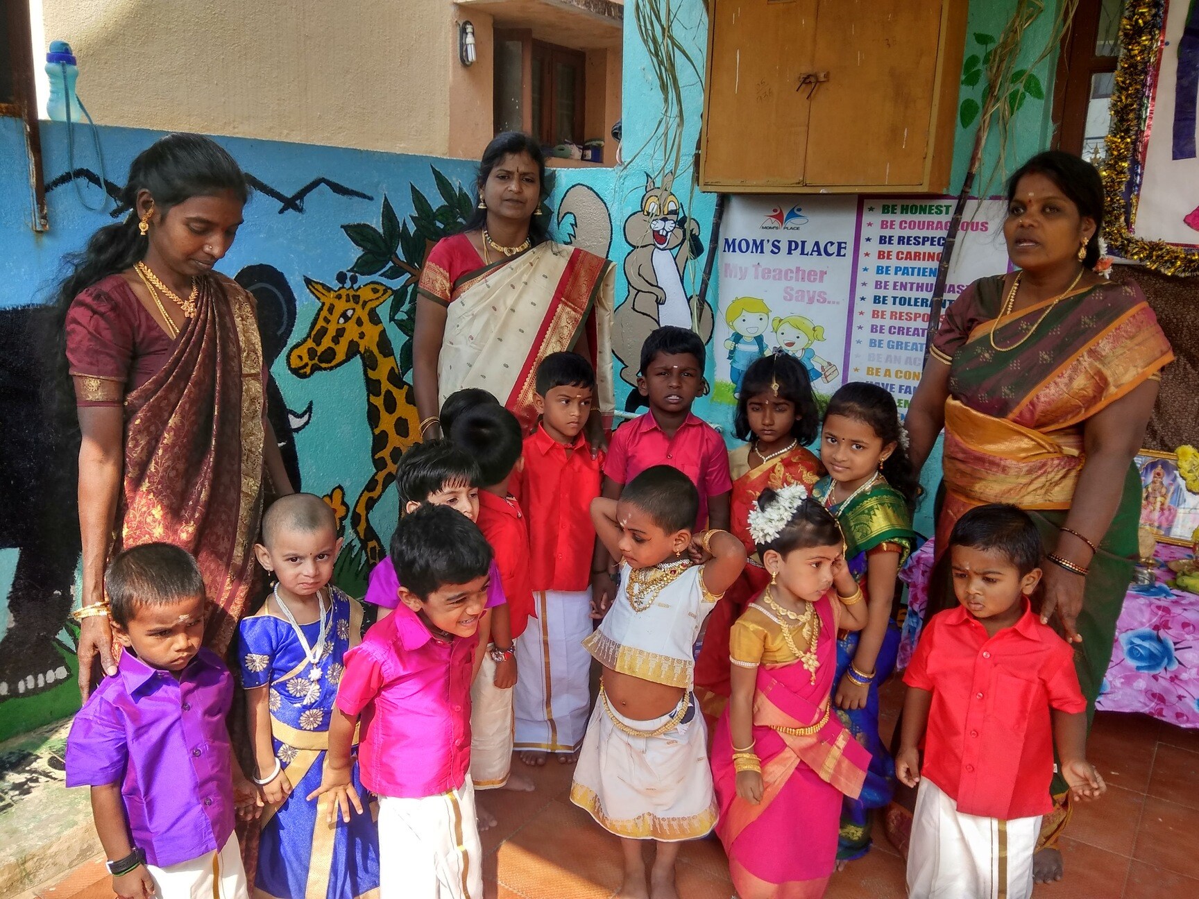Mom's Place Pre Playschool - Children participating in group activities