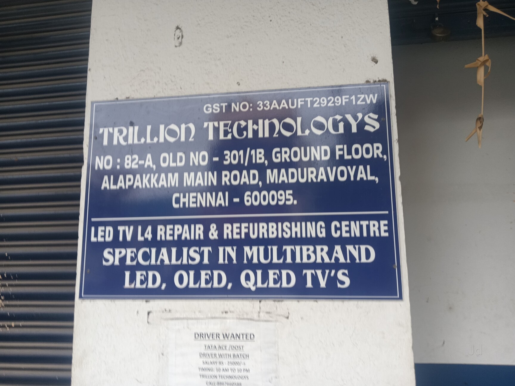 Trillion Technologys in Maduravoyal,Chennai - Best TV Repair