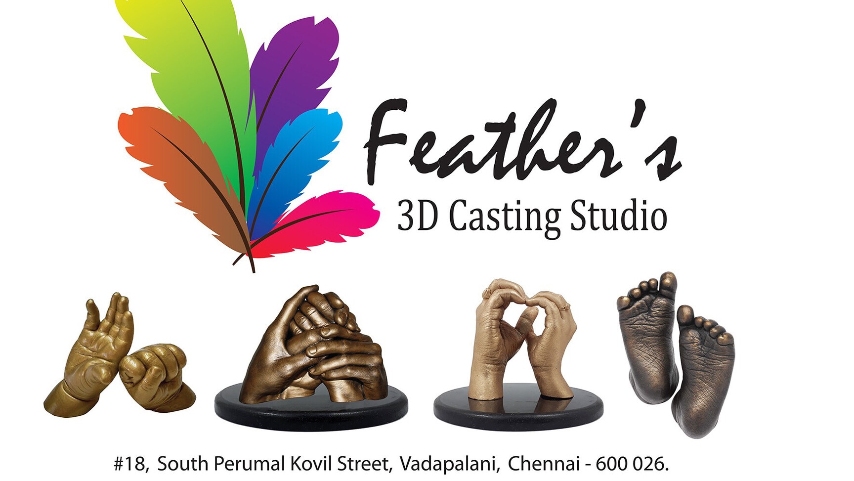 Feathers 3d Casting Studio in Vadapalani,Chennai - Best 3D Casting  Impression Services near me in Chennai - Justdial