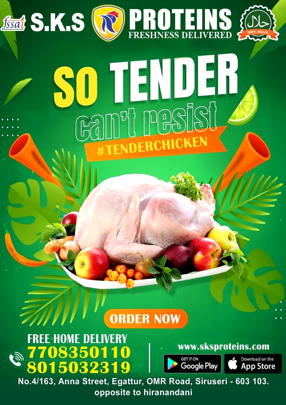 Top Farm Fresh Chicken Home Delivery Raw Chicken Shops in Navalur Justdial